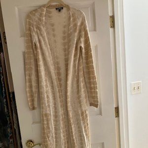 Long Neutral Cardigan Sweater